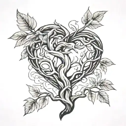 Posion Tree Intertwined Heart