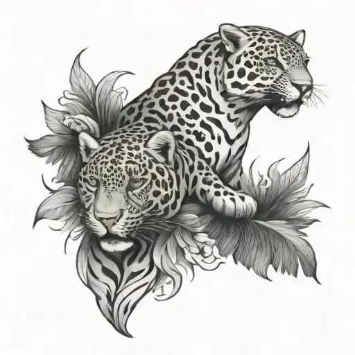 Jaguar And Eagle