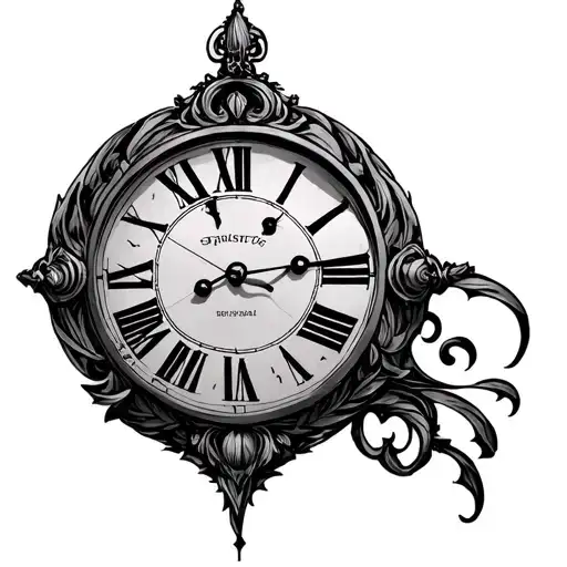 Clock With Roman Numbers