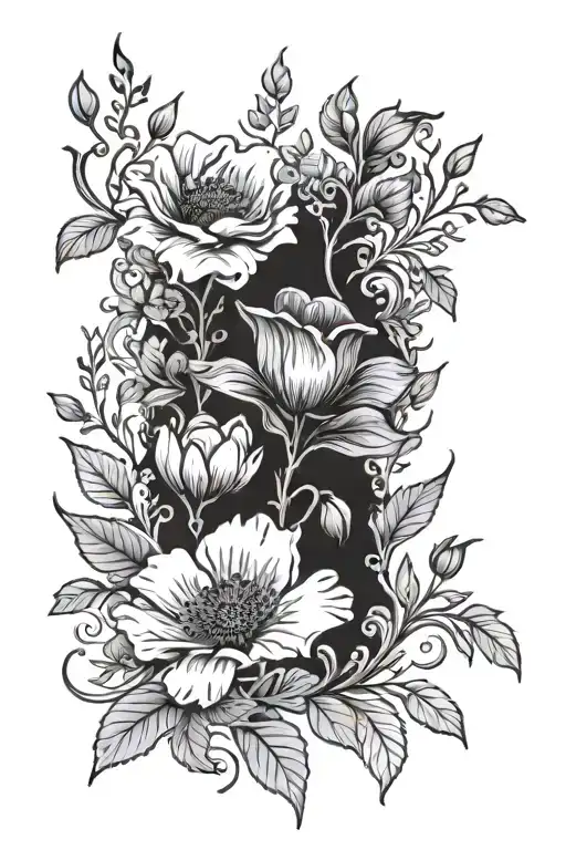 Tattoo For My Daughter Poppy And Son Rory