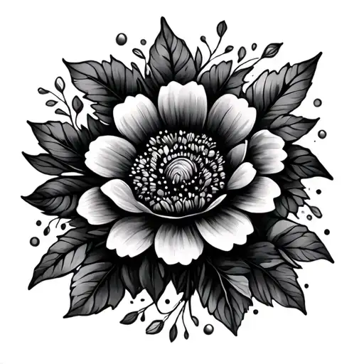 Floral Whimsical Scene