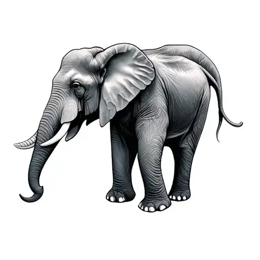 Mom Elephant Adorned