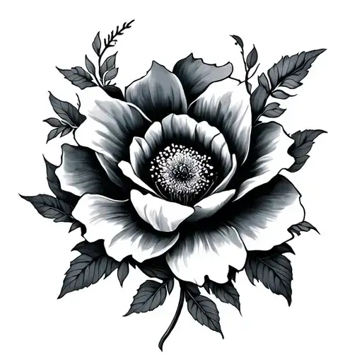 Moon Flower Shoulder