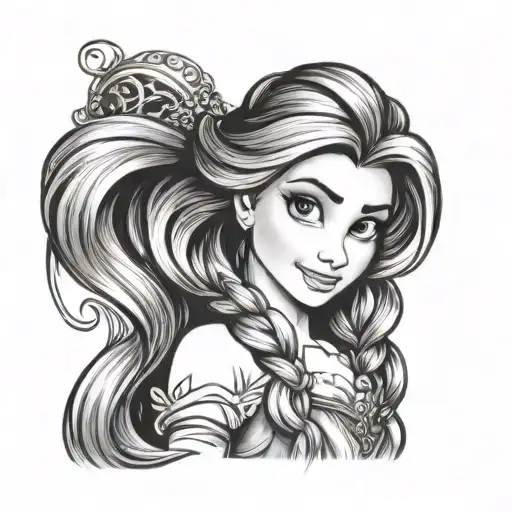 Princess Rapunzel Disney Evil