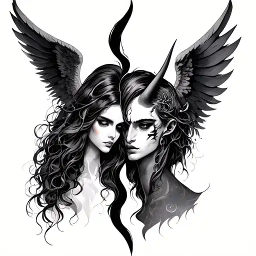 Half Angel Half Devil-thoughts
