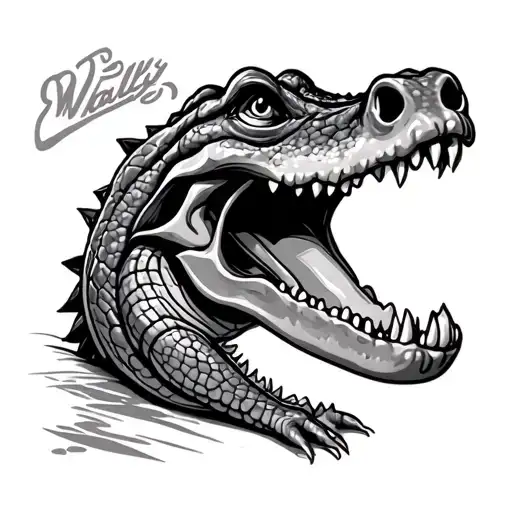Wally Gator Board Skull