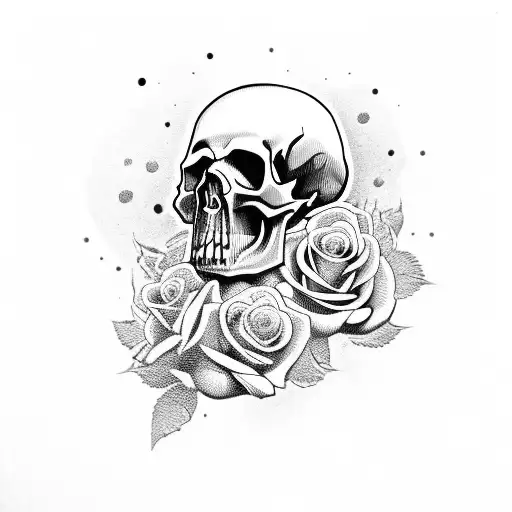 Skull And Roses