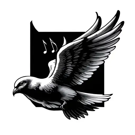 Dove Wings Grandpa Music Note