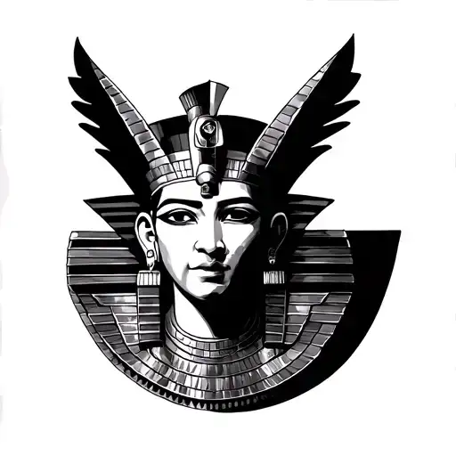 Egyptian Gods On The Back