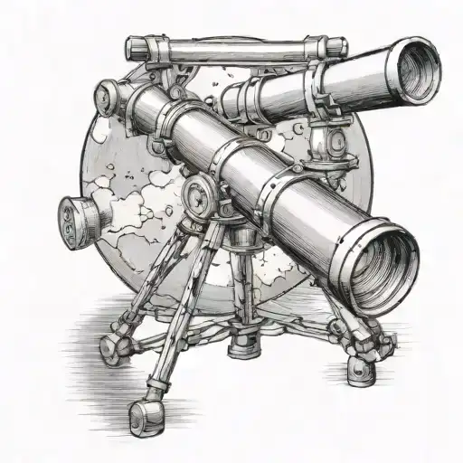 Moon In A Telescope