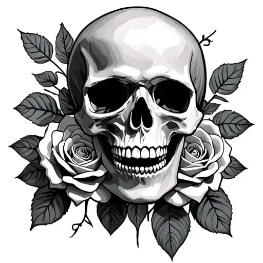 Skull And Roses