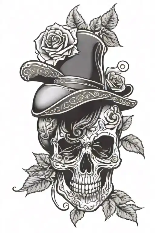 Mexican Skull And Roses Growing
