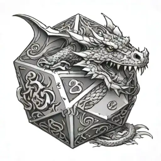 Dragon D20 Dice