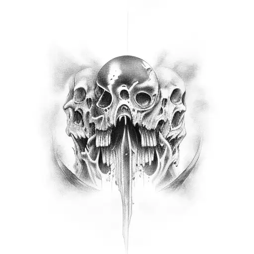 Dark Scary Full Back