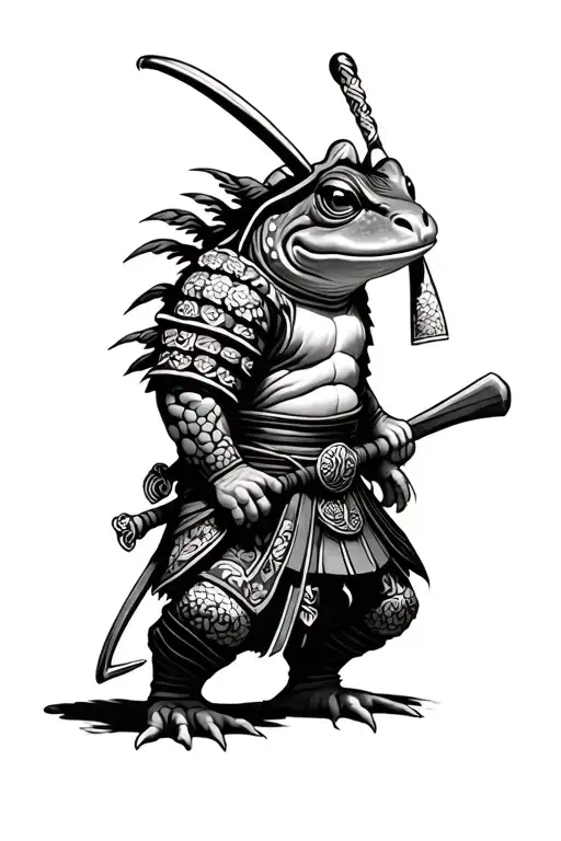 Toad Samurai Japaness