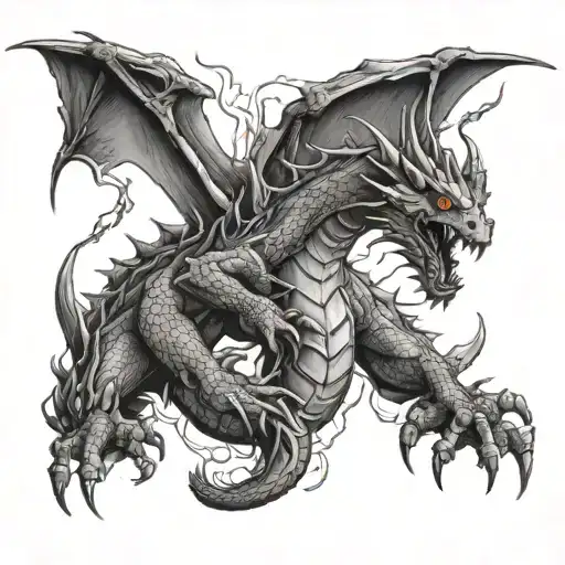 Dragon And Lightning