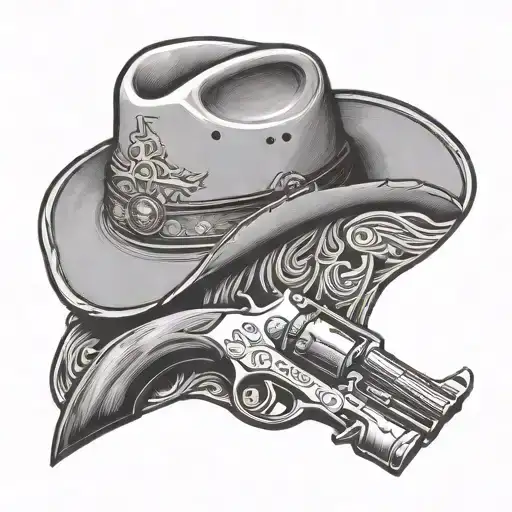 Guns Cowboy Hat