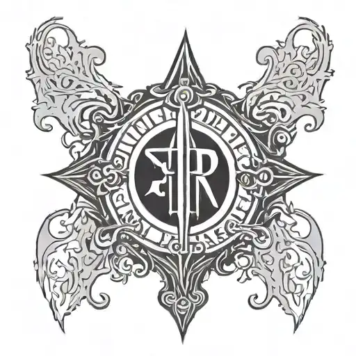 Falling In Reverse Logo Goth Style