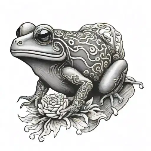 Poonam And Japanese Frog