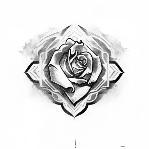 Broken Time Lion Rose