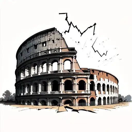 Roman Numerals In A Broken Coliseum