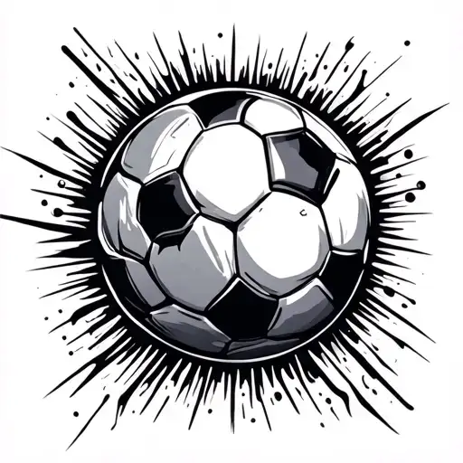 Soccer Tattoo With A Dark Meaning