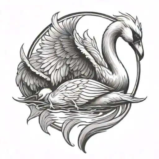 Swan And Wolf