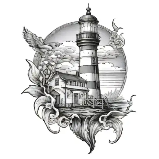 Lighthouse Overlooking