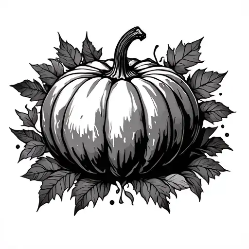 Pumpkin Tattoo Hand No Color Tattoo Unique That Has Meaning