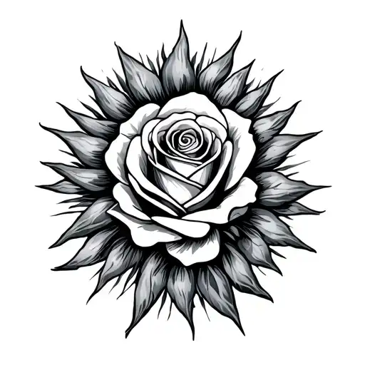 Sun Rays & Money & Money Rose