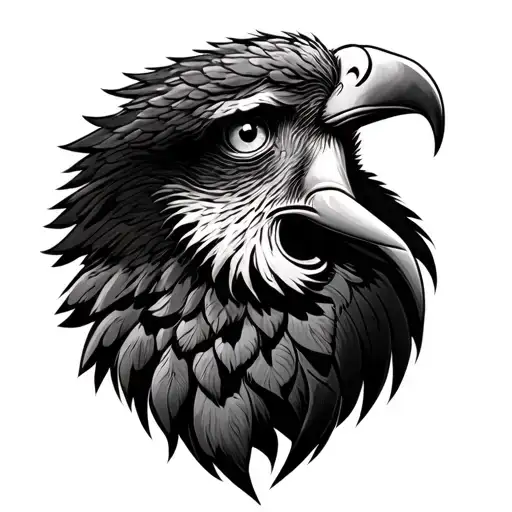 Can U Generate Eagle Eyes With Ganesh As The Beak Of The Eagle Tattoo Idea