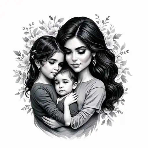 Wife Of My Life And Two Children