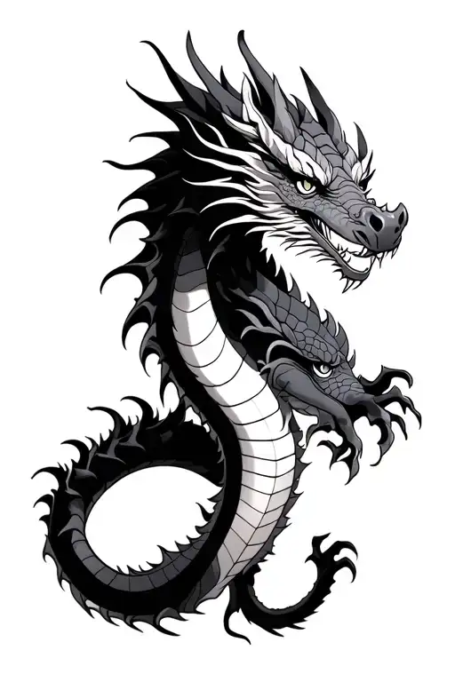 Dragon Neo -Traditional Japanese Of Fantastic Animals