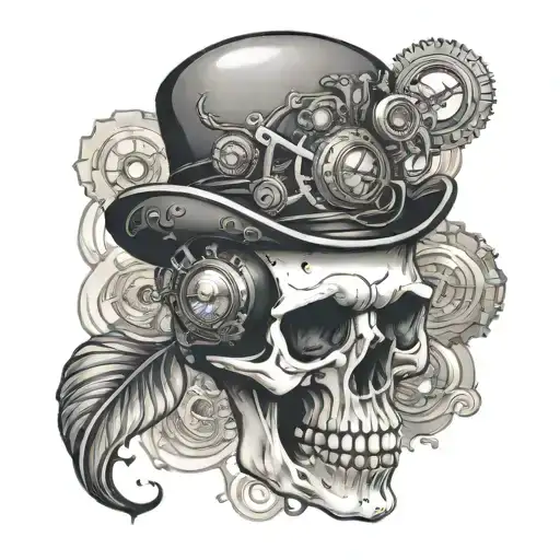 Steam Punk Skull