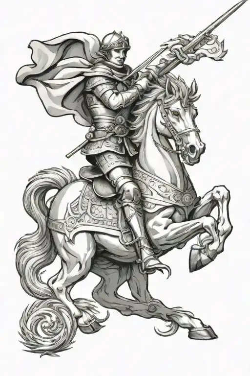 St George Slaying The Dragon