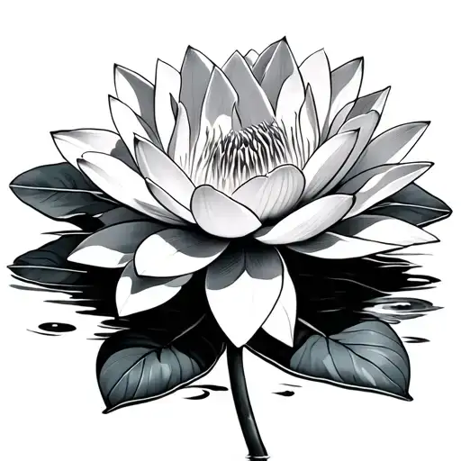 Nevaeh Rae And Water Lily