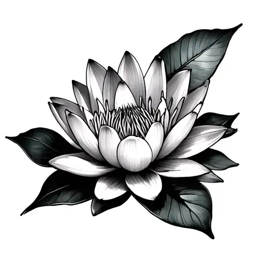 Nevaeh Rae And Water Lily