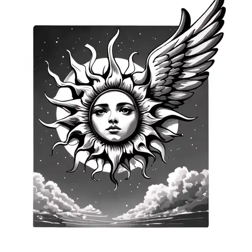 Sun With Wings