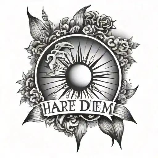 Half Sun Carpe Diem Underneath
