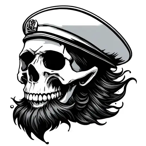 Sailor Skull Beard