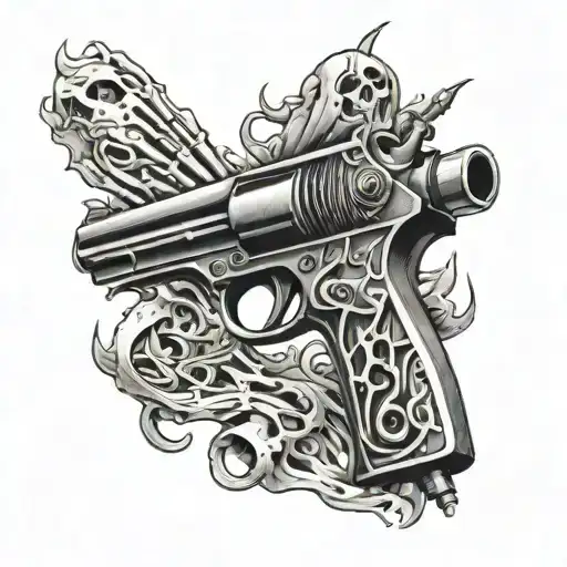 A Gun Made From Bones