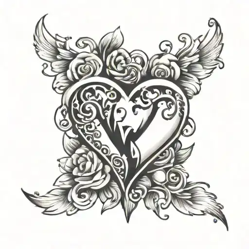 Marriage And Love Heart