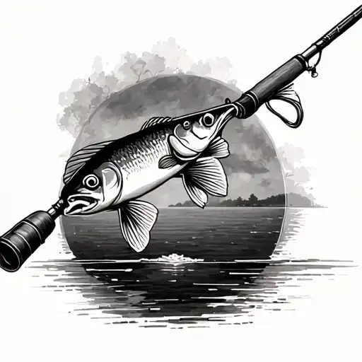 Fall Fishing Rod