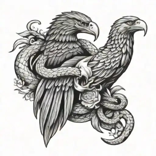 Mexican Snake And Eagle