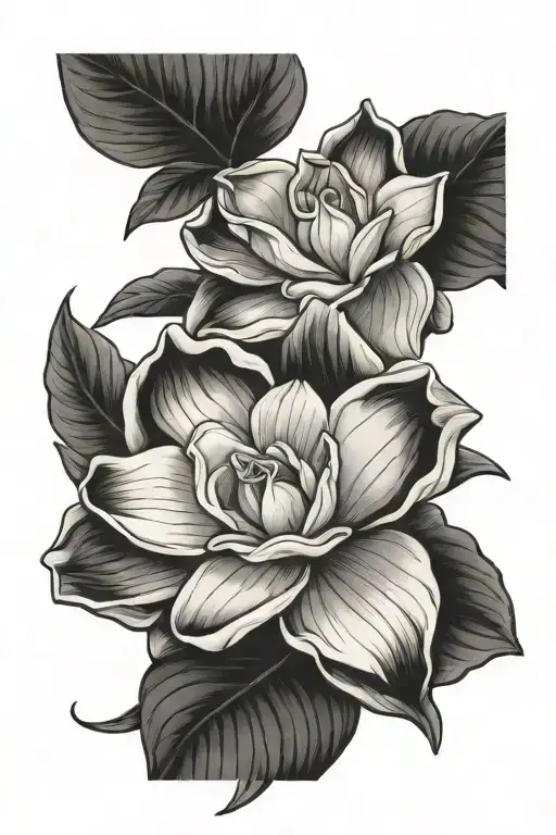 Gardenia Flower In 2D Black Female Creeper Type