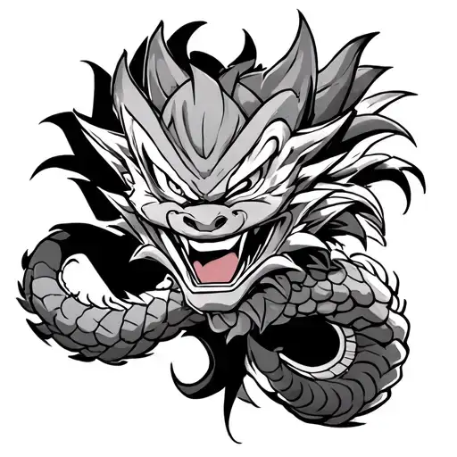 Shenlong With Dragon Ball Characters