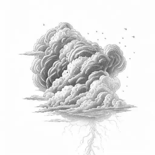 The Inscription Epilepsy On The Background Of Thunderclouds With Lightning