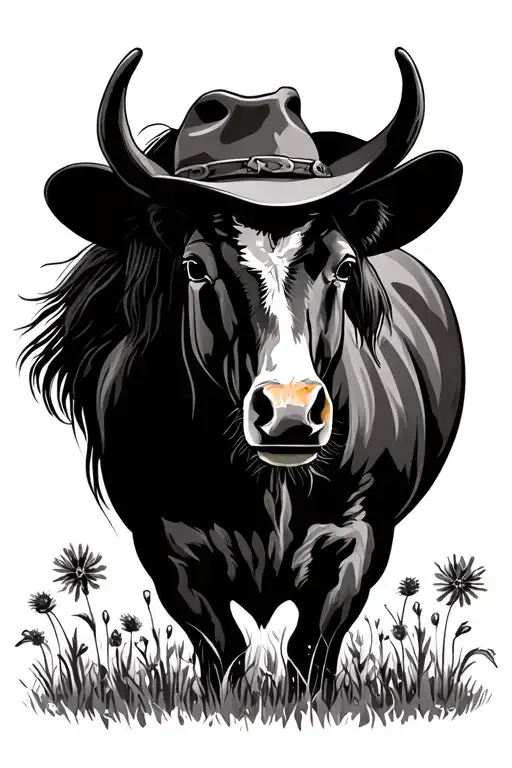 Western With Name Meadow Surrounded