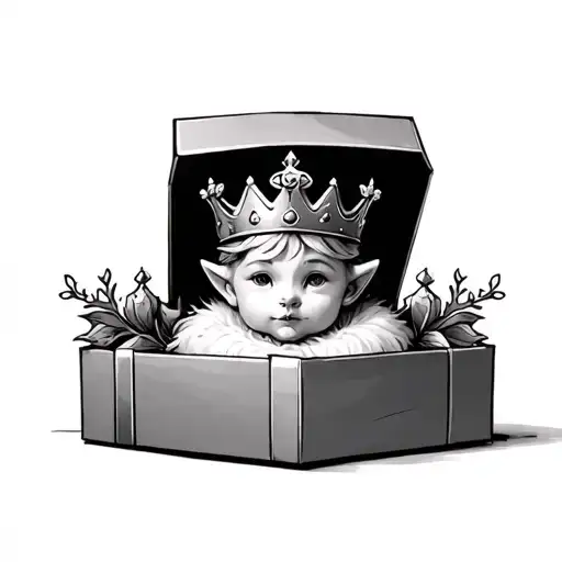 Little King In A Gift Box