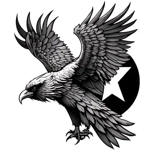 Phoenix Bird Texas Lone Star